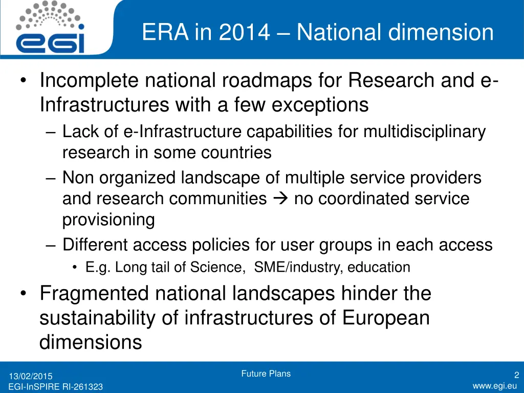 era in 2014 national dimension