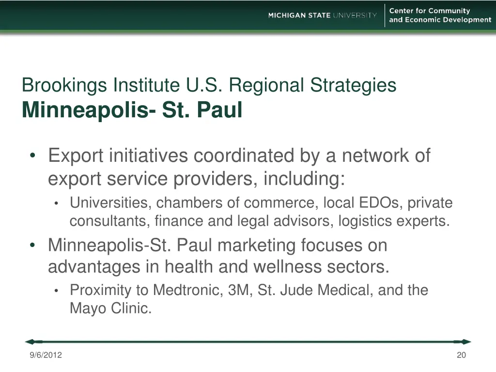 brookings institute u s regional strategies