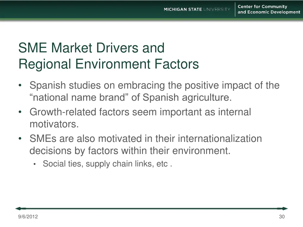 sme market drivers and regional environment