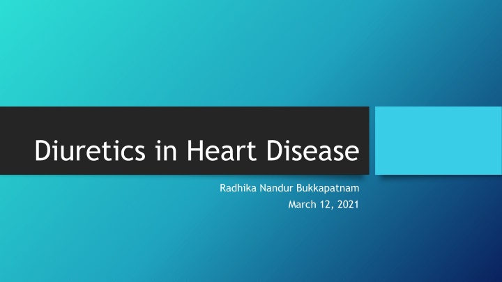 diuretics in heart disease