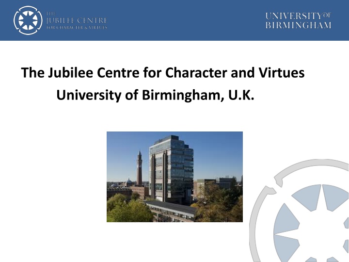 the jubilee centre for character and virtues