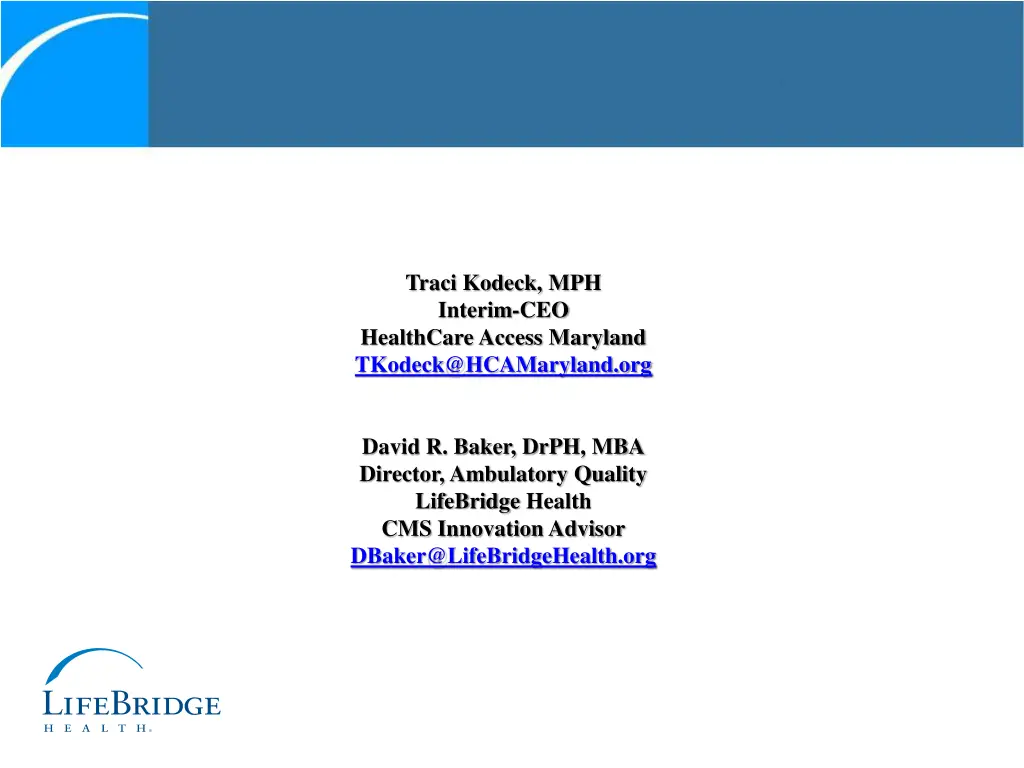 traci kodeck mph interim ceo healthcare access
