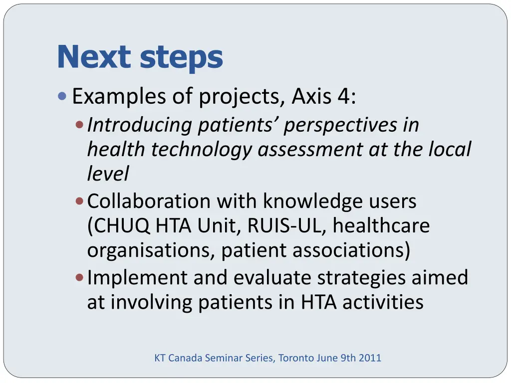 next steps 5