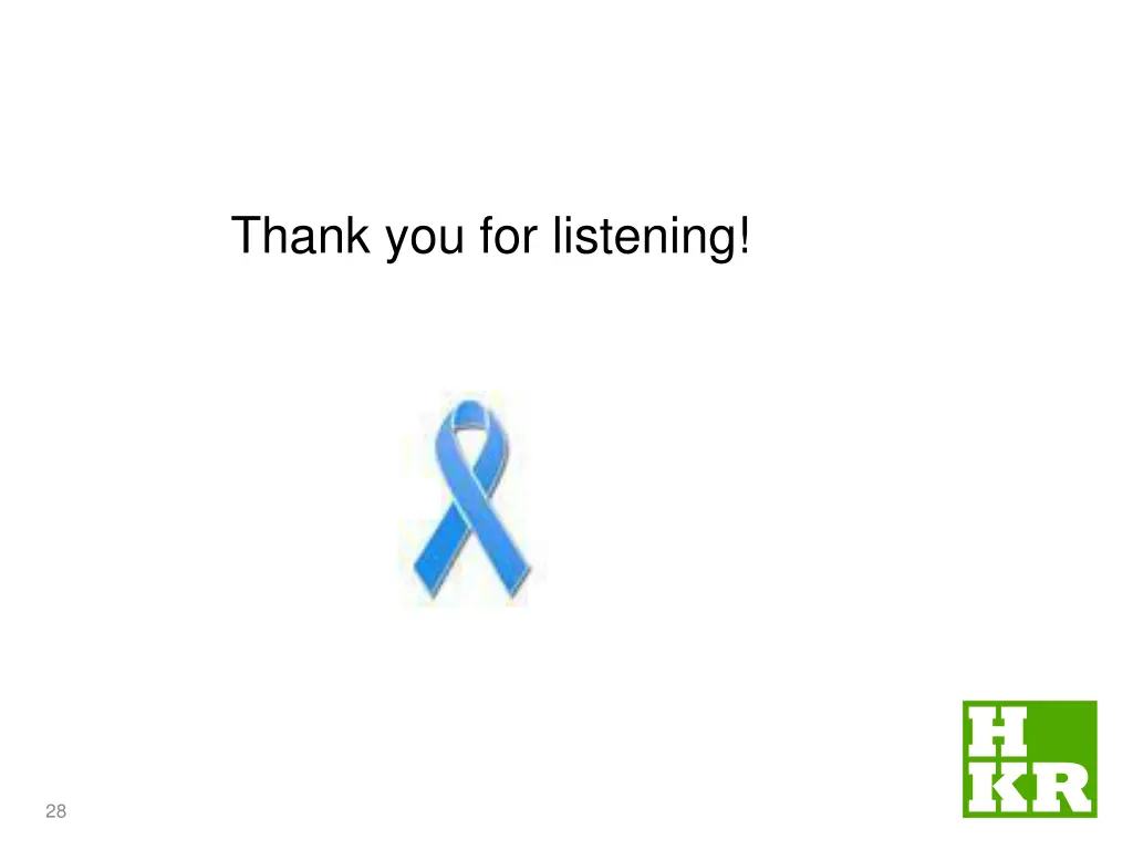 thank you for listening