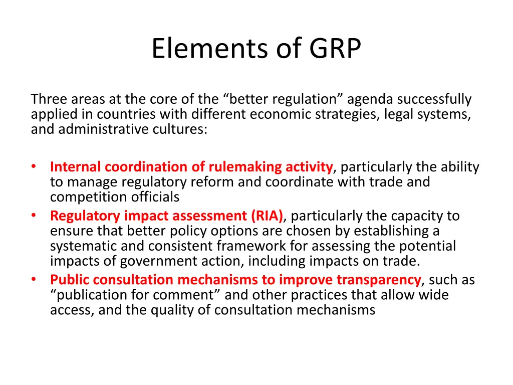 elements of grp
