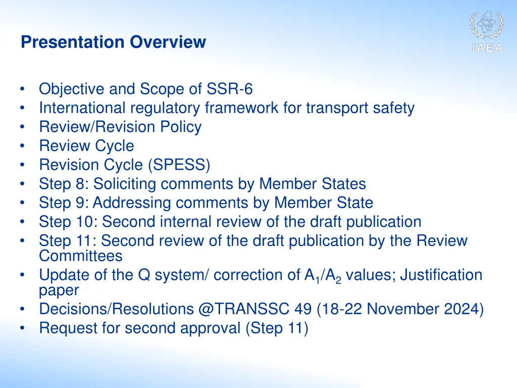 presentation overview