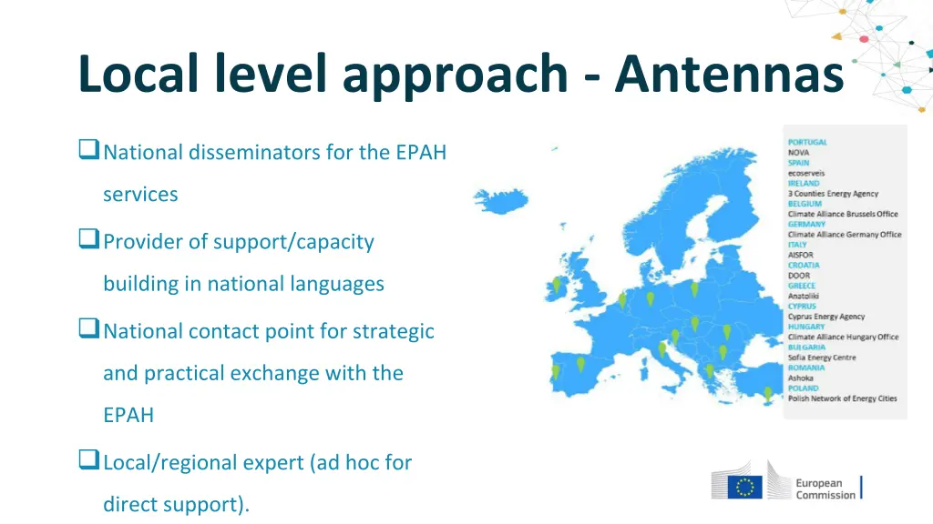 local level approach antennas