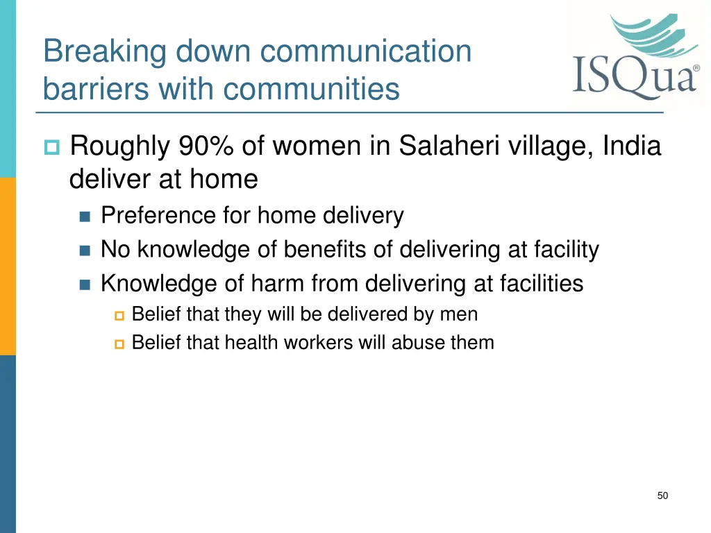 breaking down communication barriers with