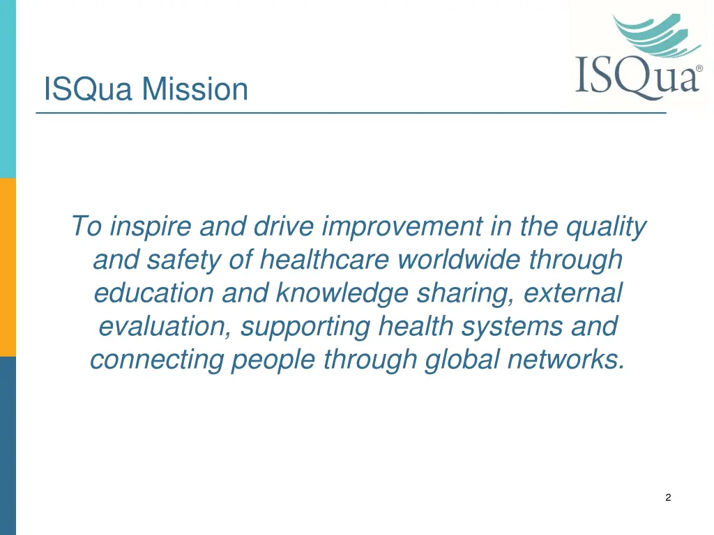 isqua mission