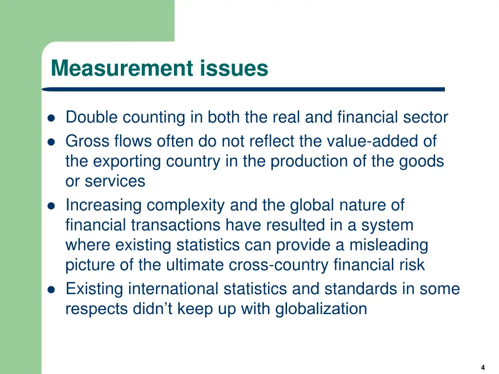 measurement issues