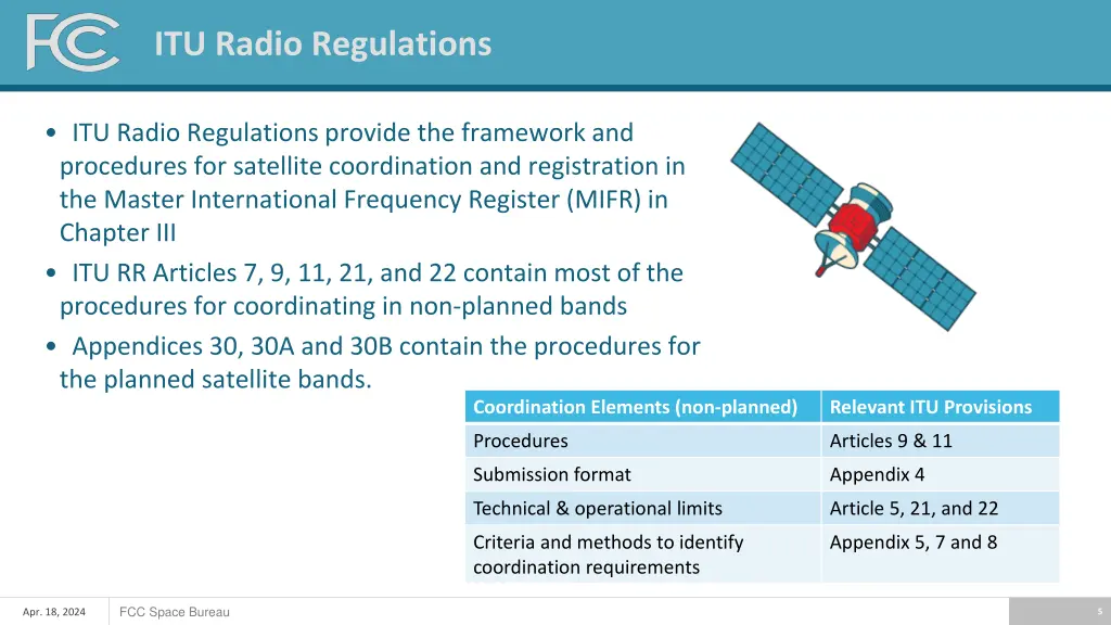 itu radio regulations