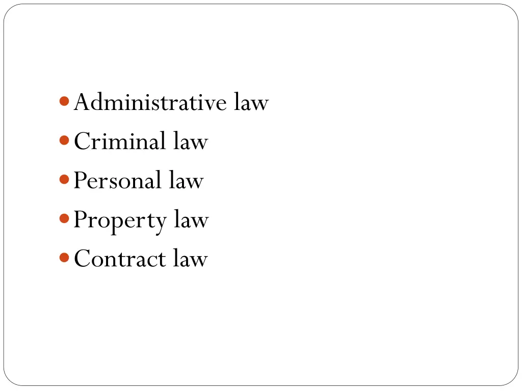 administrative law criminal law personal