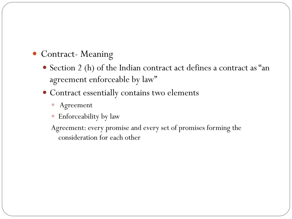 contract meaning section 2 h of the indian