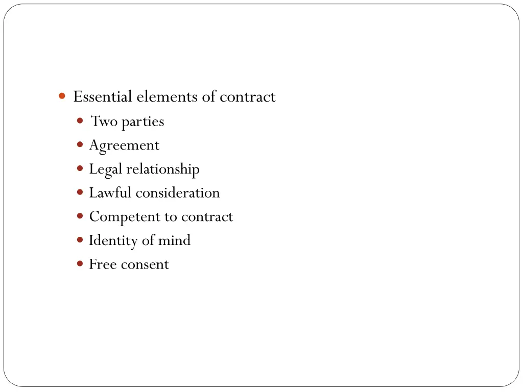 essential elements of contract two parties