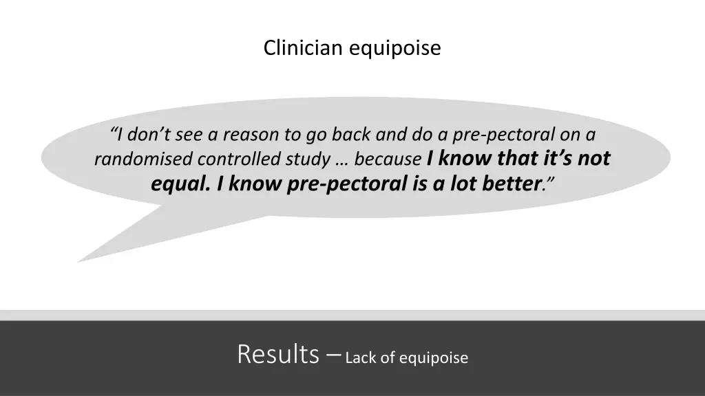 clinician equipoise
