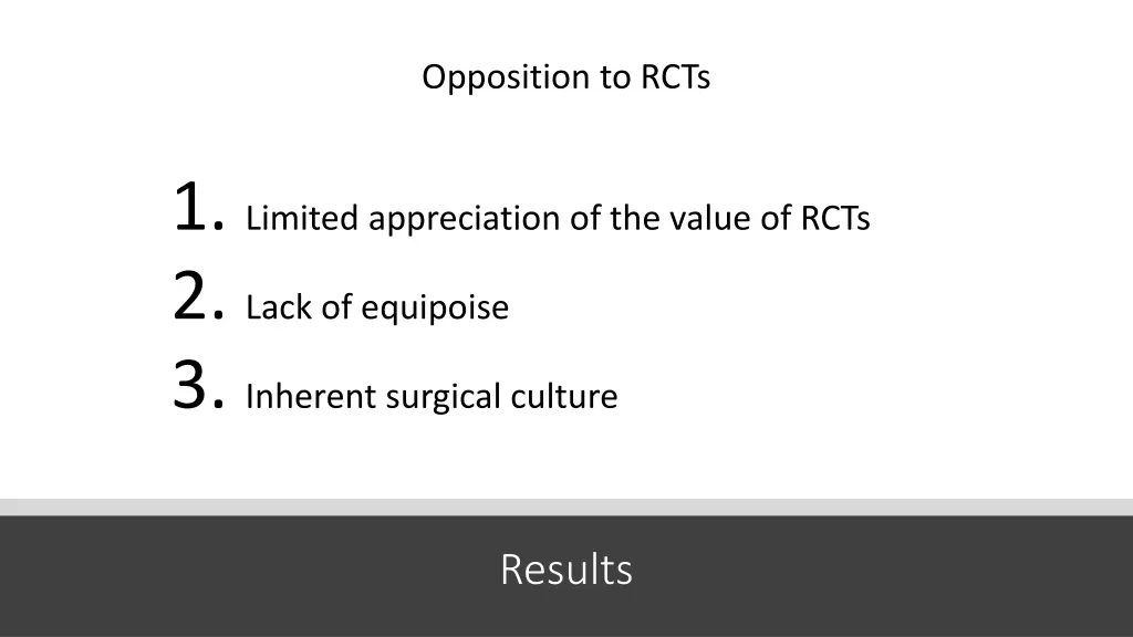opposition to rcts 1