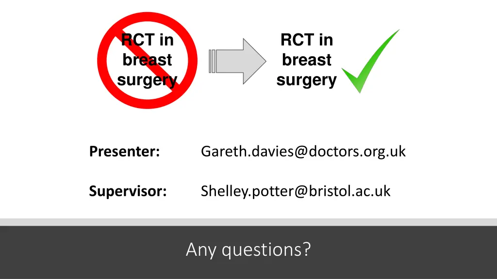 rct in breast surgery