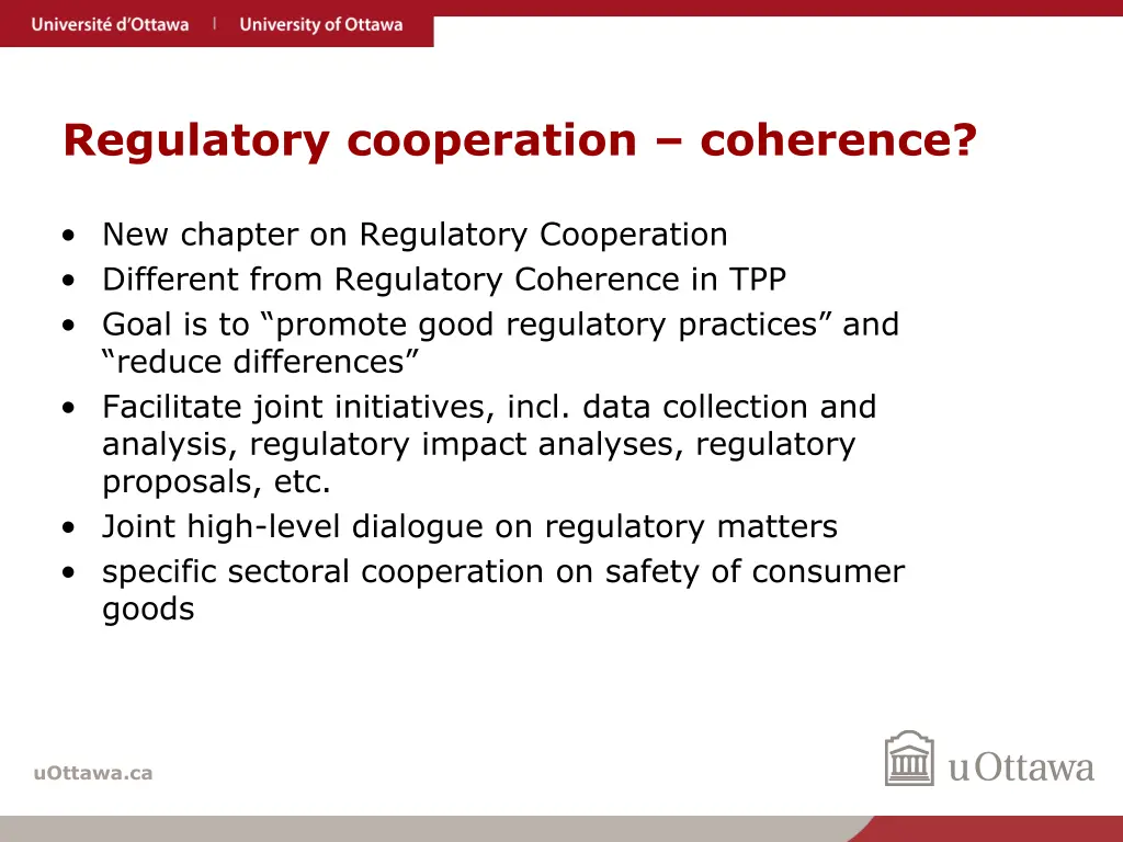 regulatory cooperation coherence