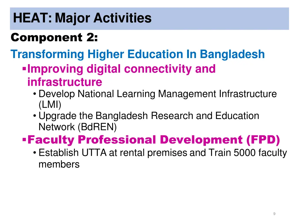 heat major activities component 2 transforming