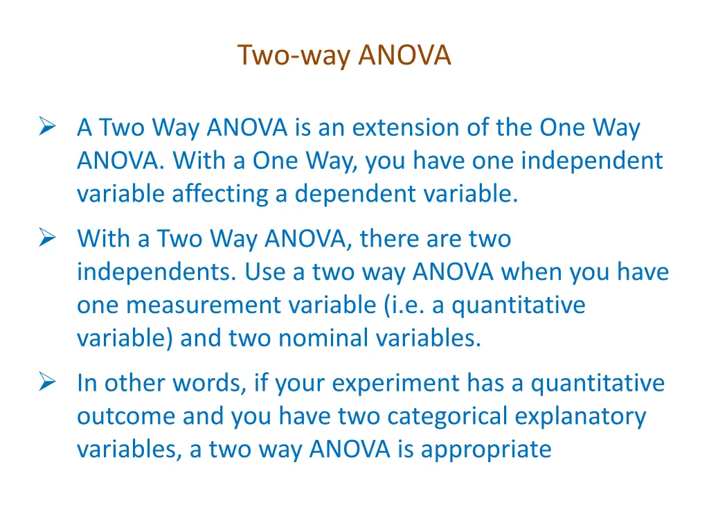 two way anova