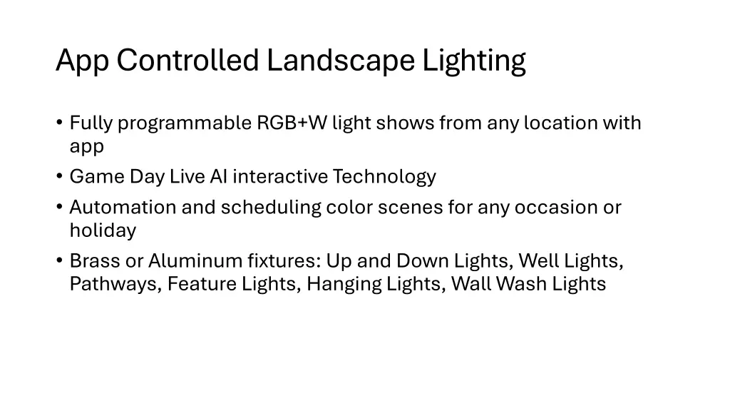 app controlled landscape lighting 1