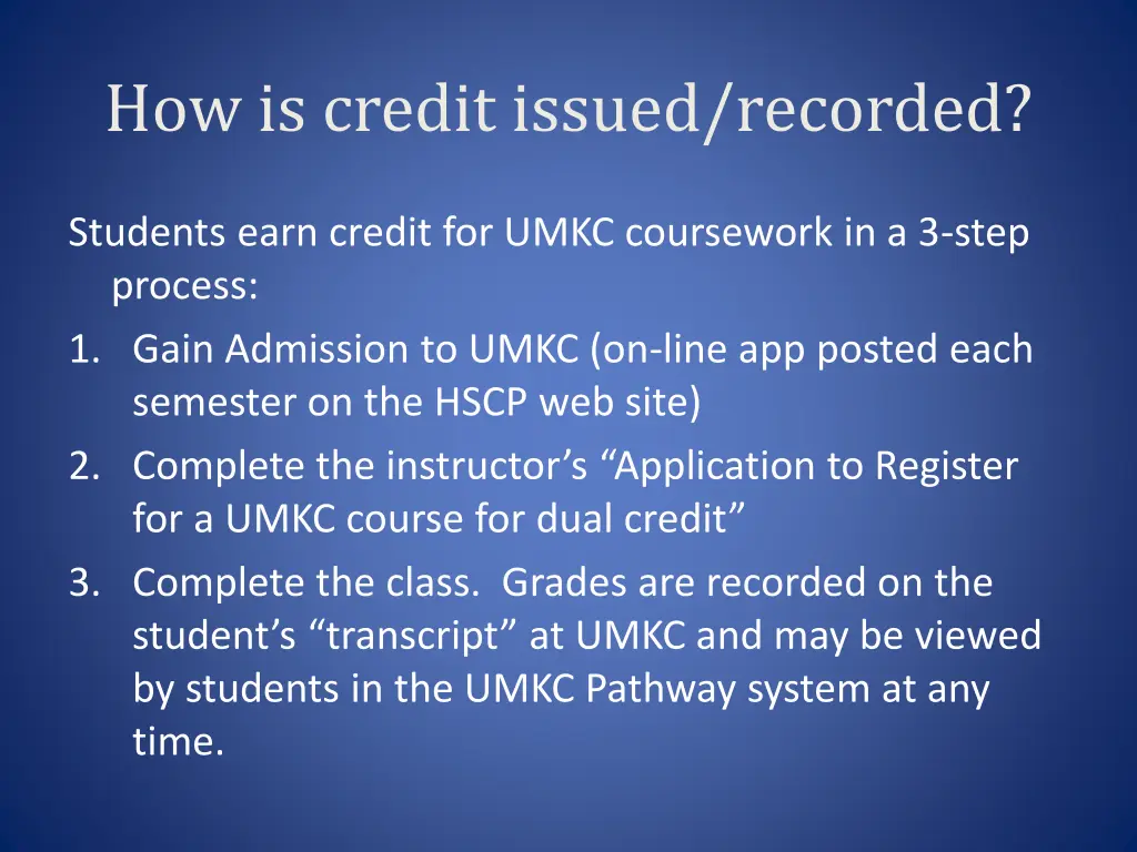 how is credit issued recorded