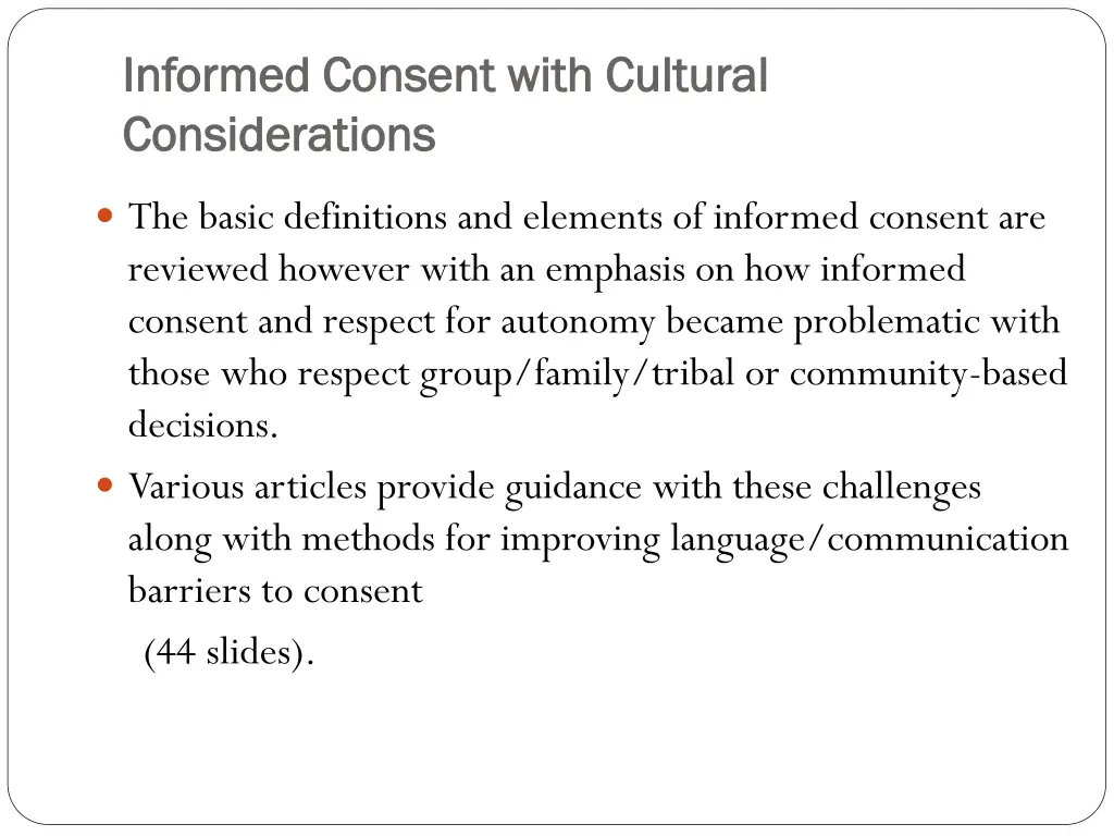 informed consent with cultural informed consent
