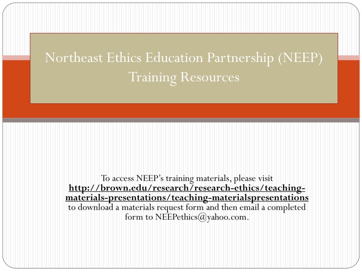 northeast ethics education partnership neep