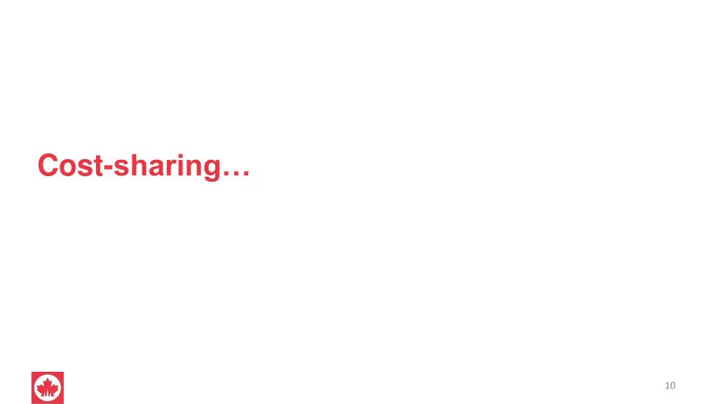 cost sharing