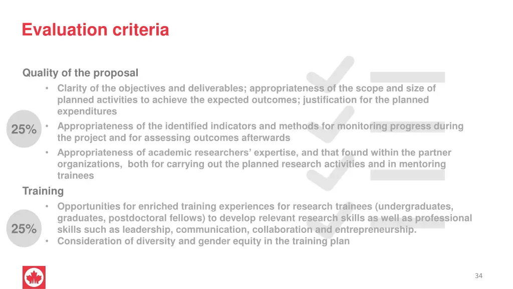 evaluation criteria 3