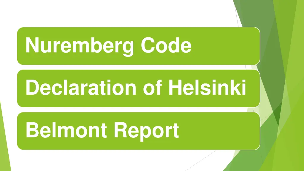 nuremberg code