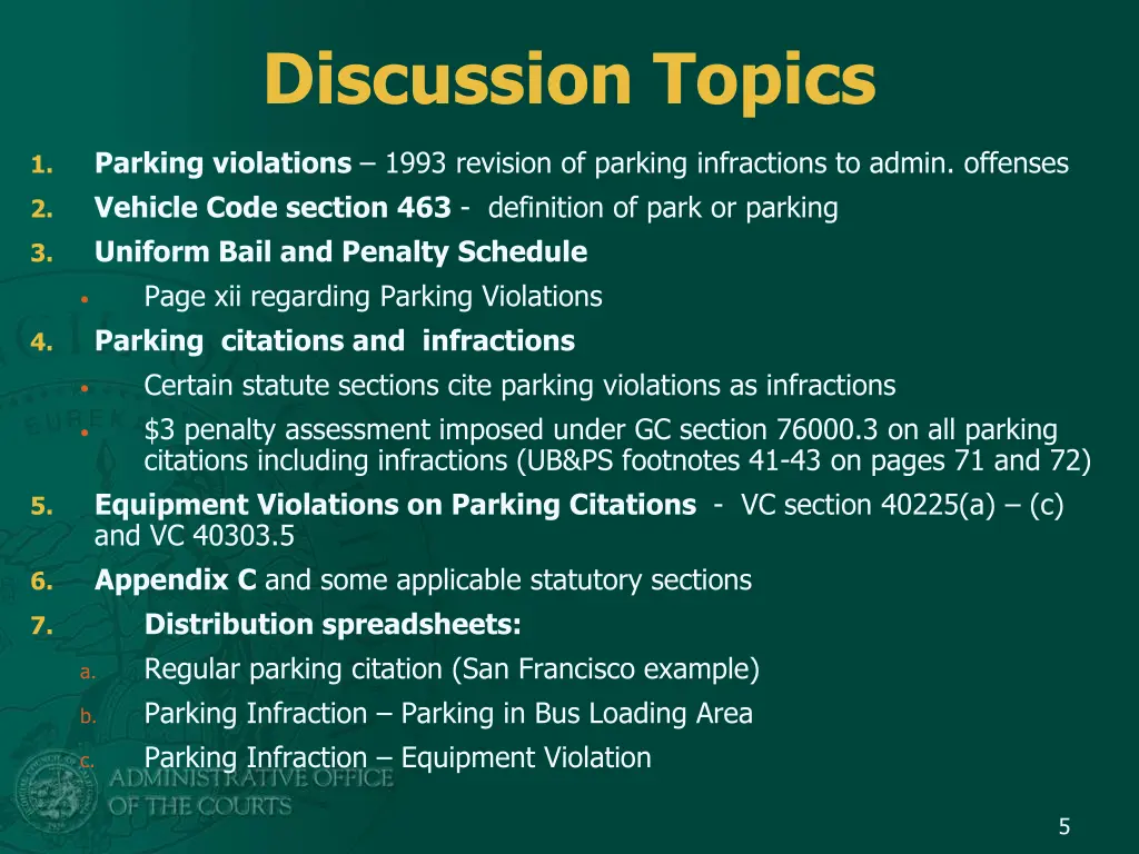 discussion topics