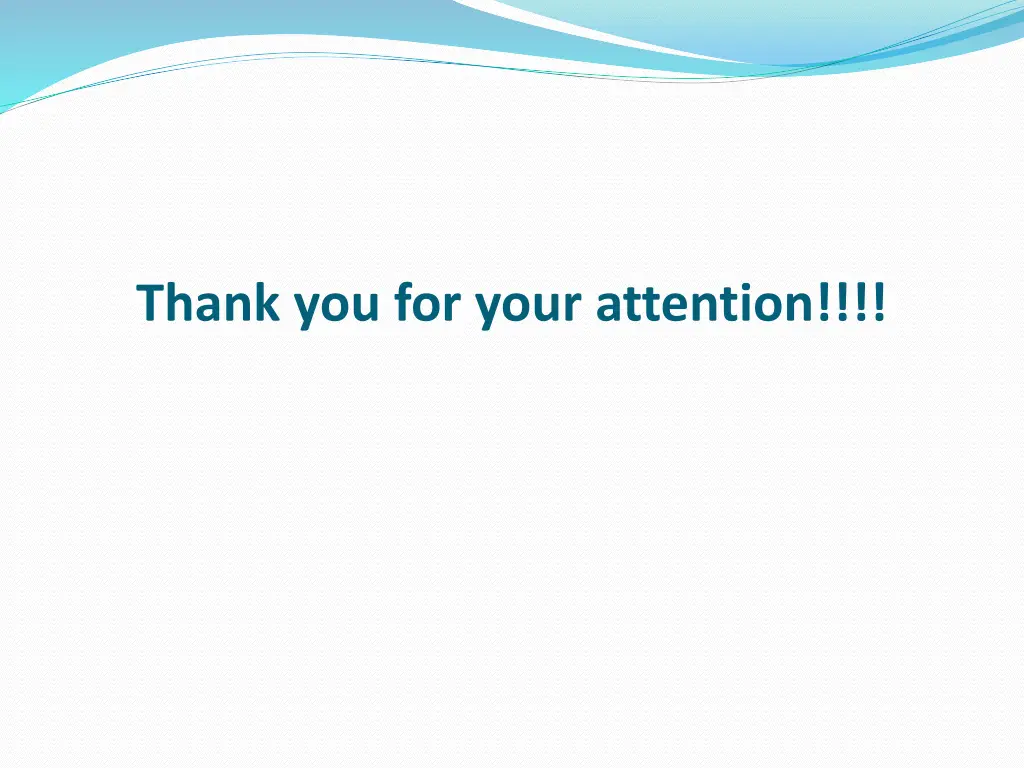 thank you for your attention
