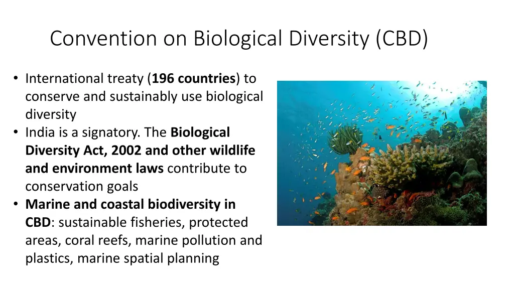 convention on biological diversity cbd