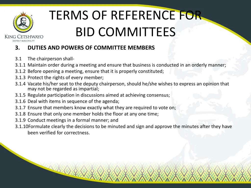 terms of reference for bid committees 1