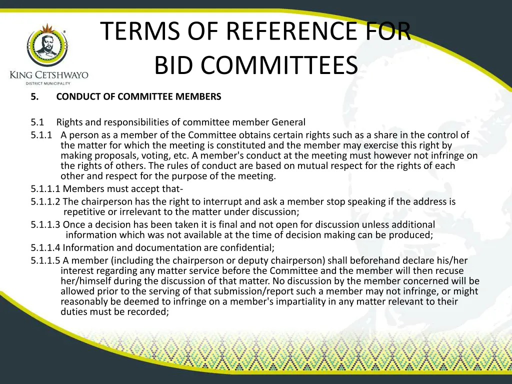 terms of reference for bid committees 10
