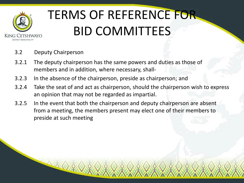terms of reference for bid committees 2