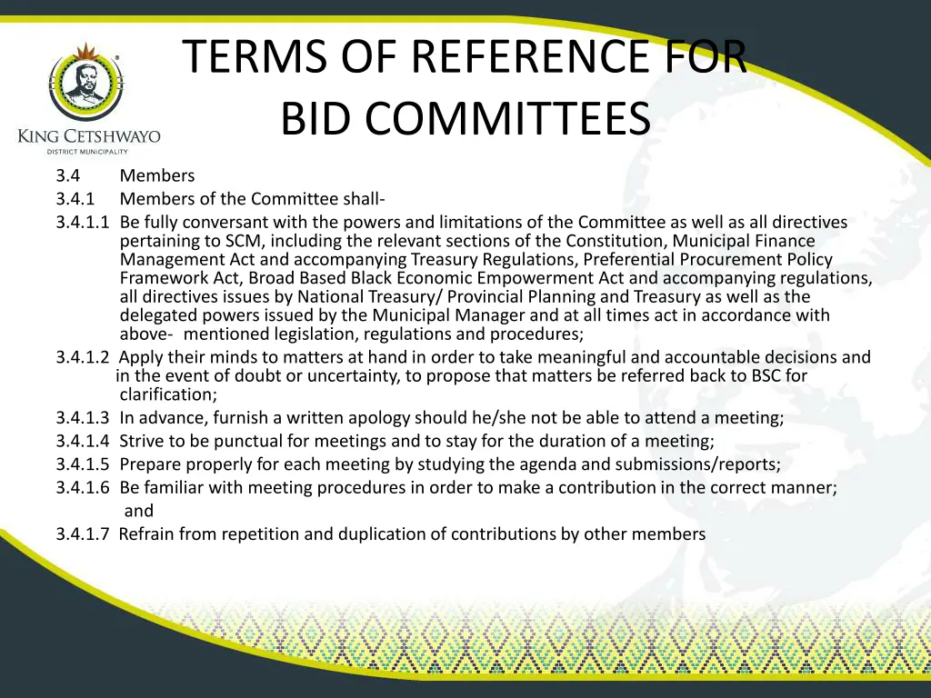 terms of reference for bid committees 4