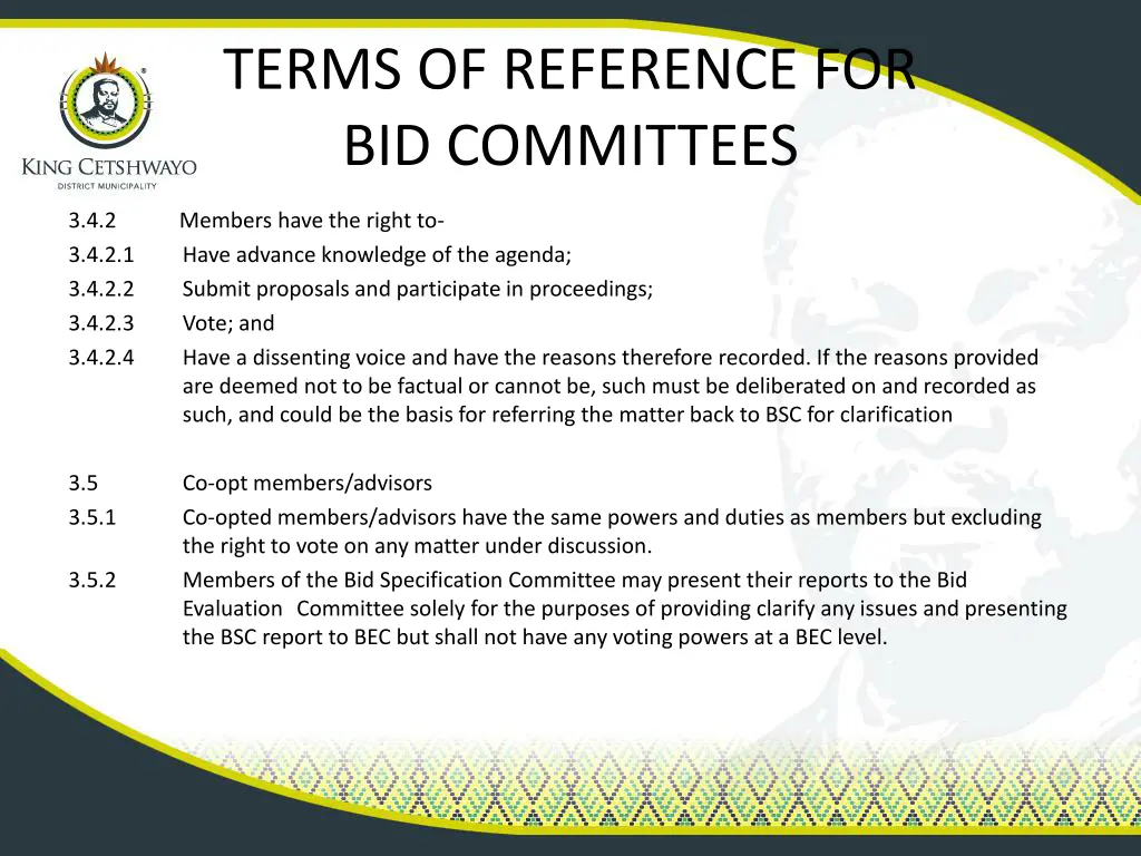 terms of reference for bid committees 5
