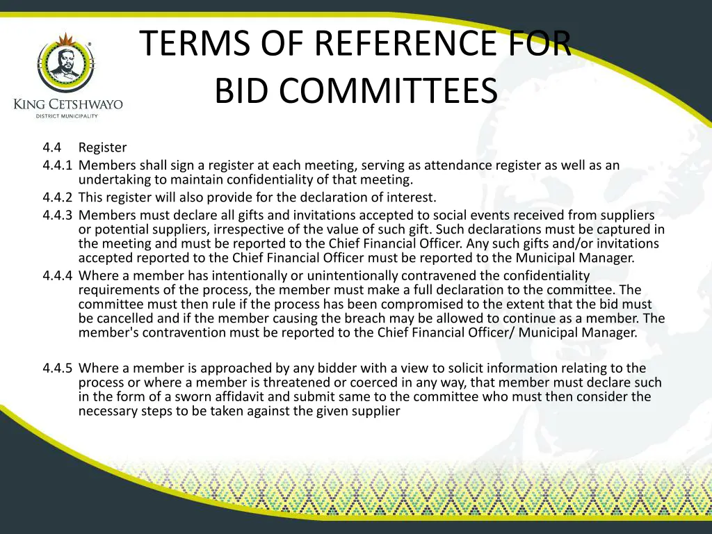 terms of reference for bid committees 8