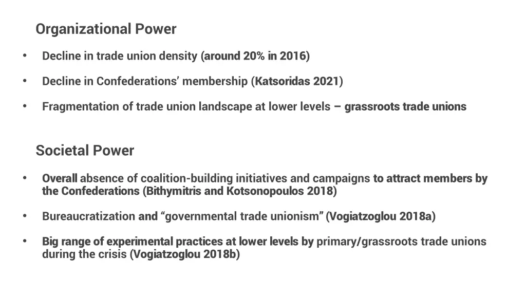 organizational power