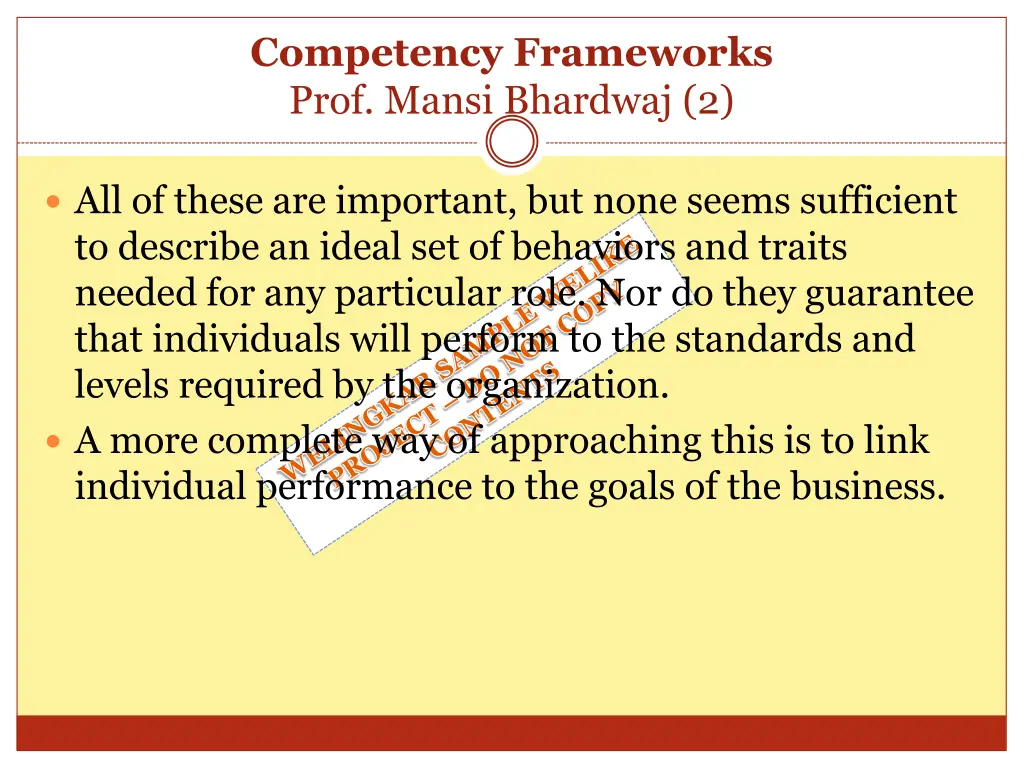 competency frameworks prof mansi bhardwaj 2