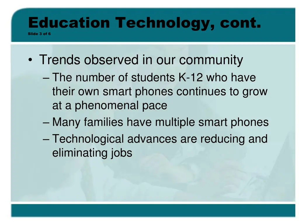 education technology cont slide 3 of 6