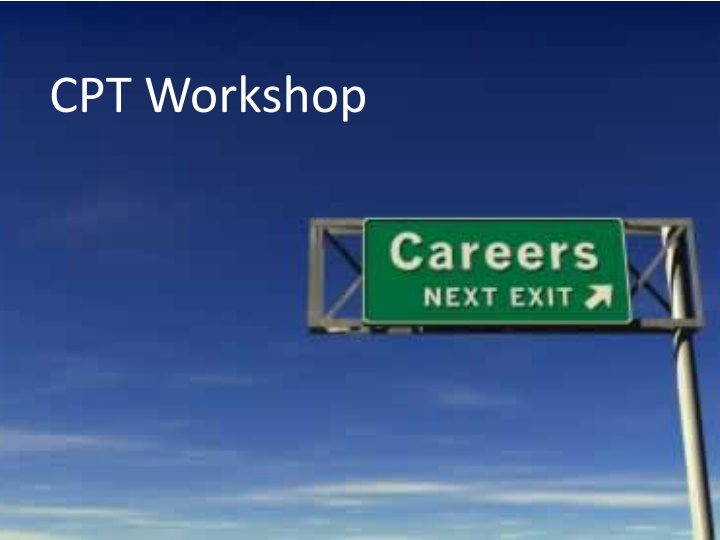 cpt workshop