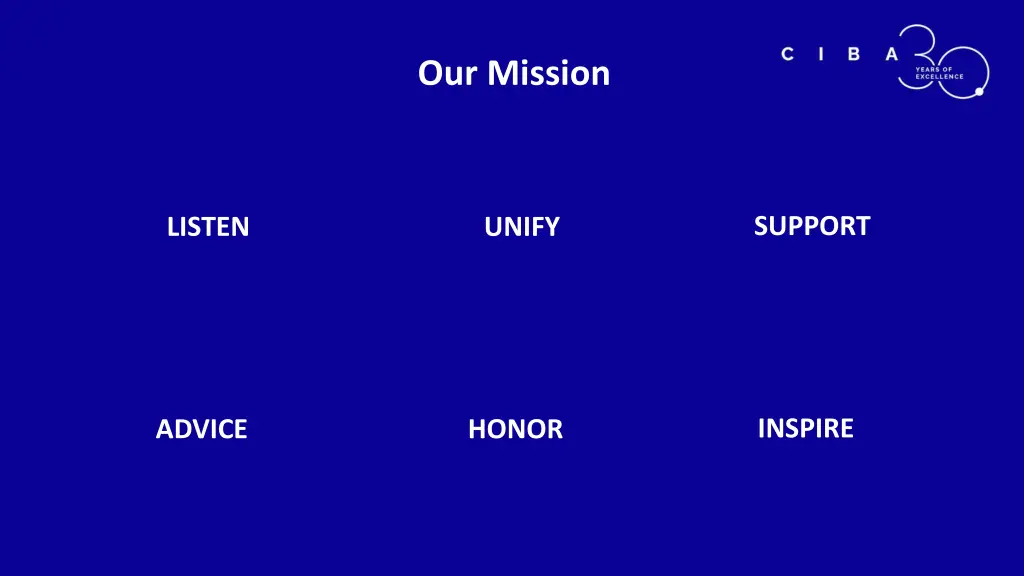 our mission