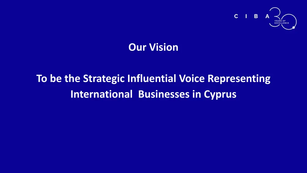our vision