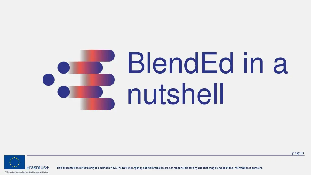 blended in a nutshell
