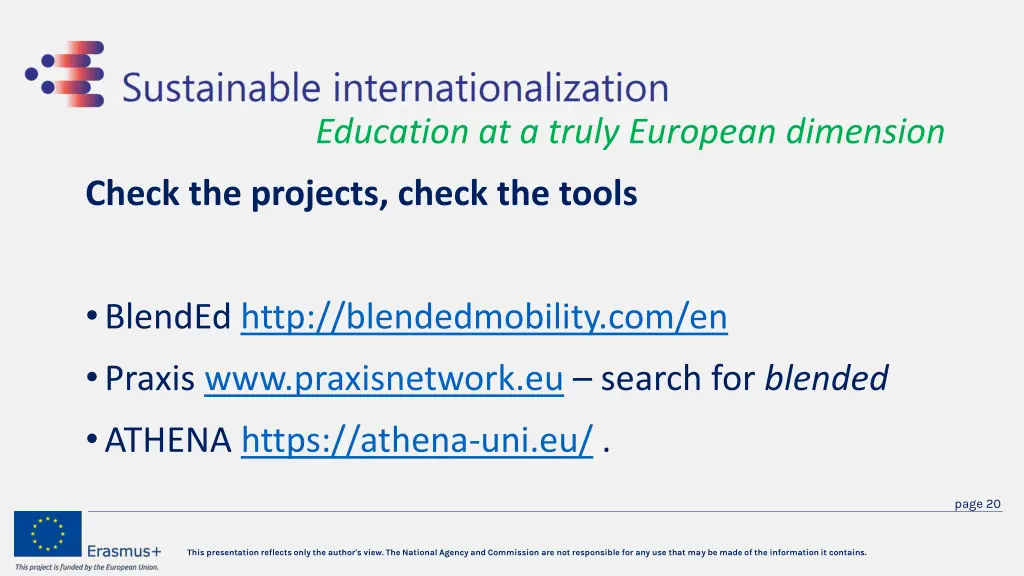 education at a truly european dimension