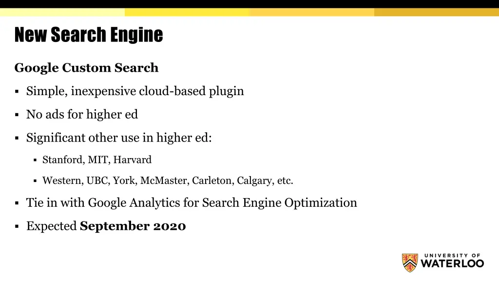 new search engine
