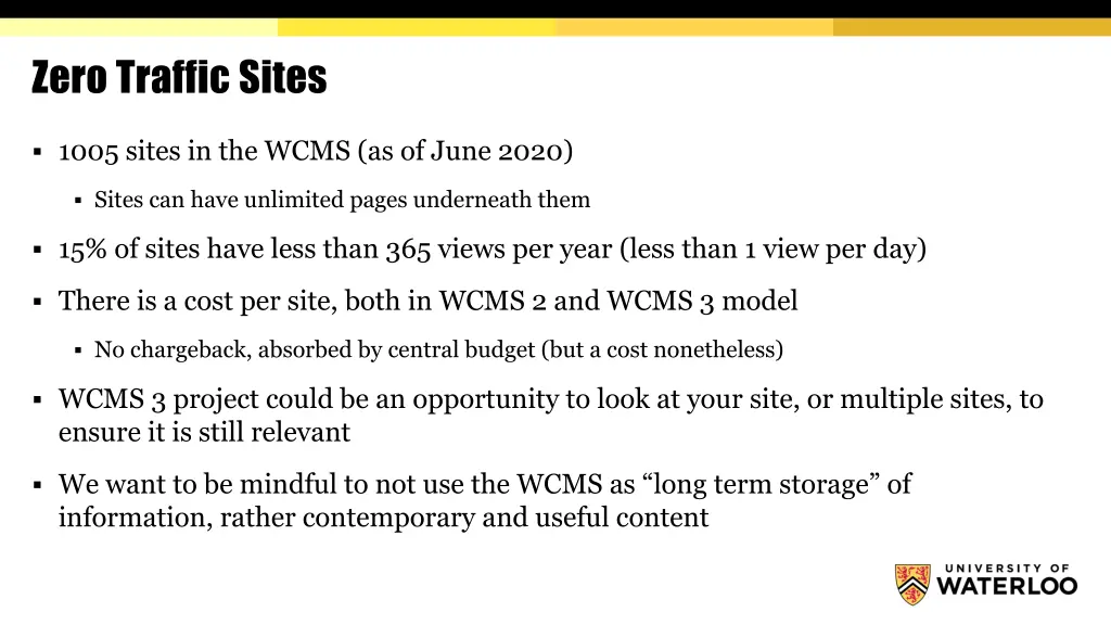 zero traffic sites